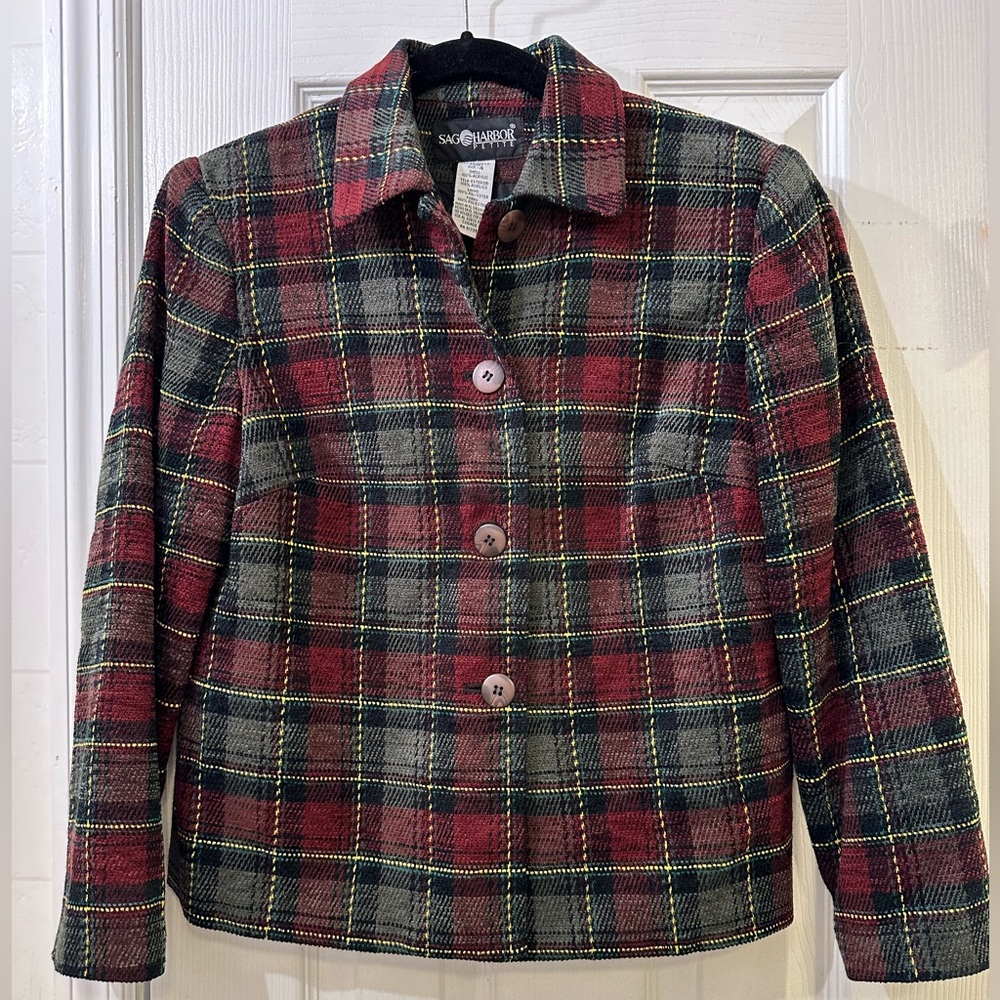 Plaid blazer